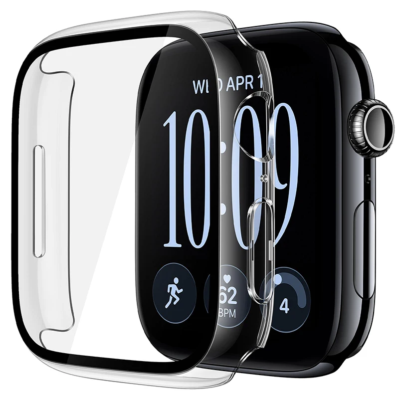 Smart Garden 9 - Tempered Glass+Cover For Apple watch Case