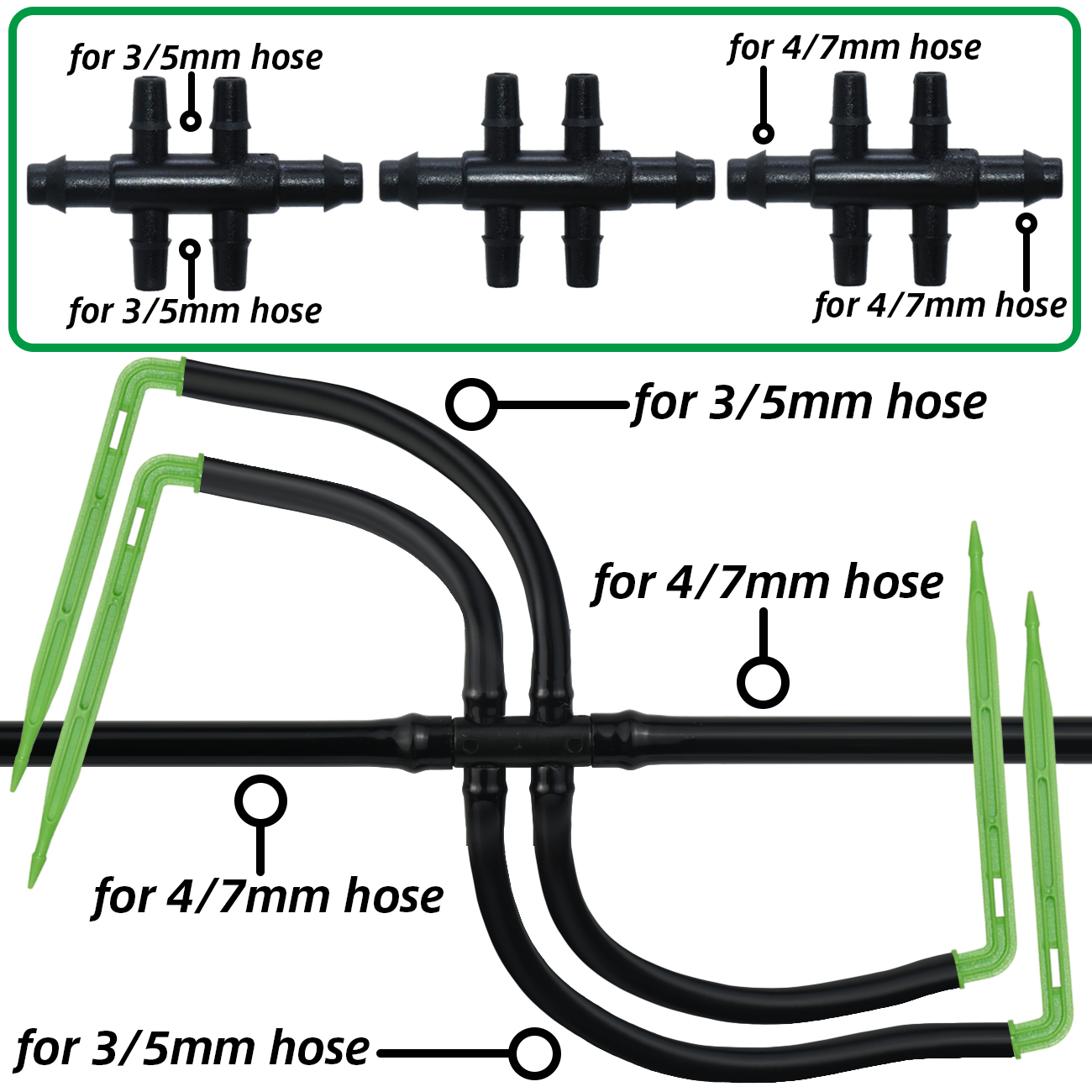 KESLA Garden 4/7mm to 3/5mm Ho - Smart Garden Tower recension och pris