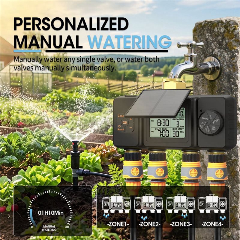 ABYN-Solar Irrigation Timer Au - Smart Garden Tap Timer recension och pris