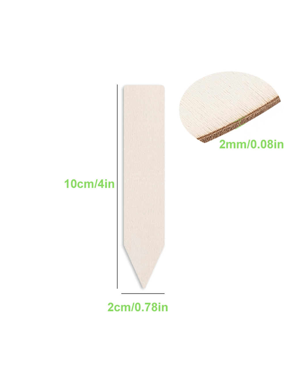Plant Labels 4 Inch 20/50Pcs W - Garden Journal Planner recension och pris