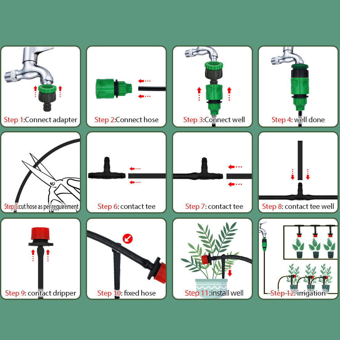 Greenhouse 15M-30M DIY Drip Ir - Smart Garden Tower recension och pris