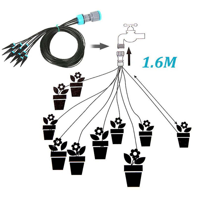 10Pcs Drip Irrigation Kit Plan - Smart Garden Tower recension och pris