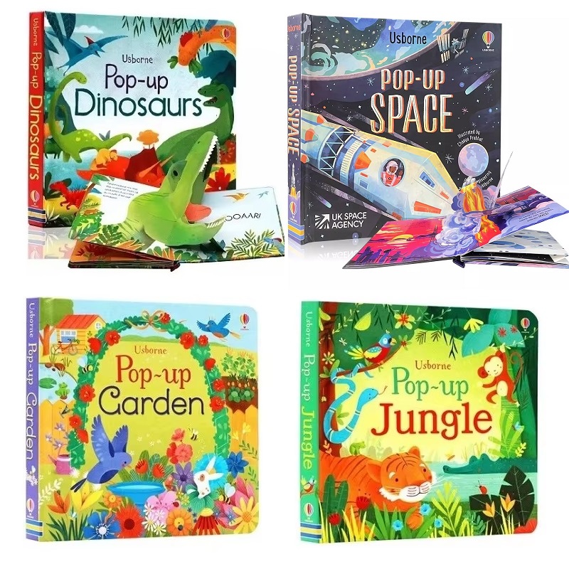 Usborne Pop Up Dinosaurs/Jungl - Garden Journal Planner recension och pris