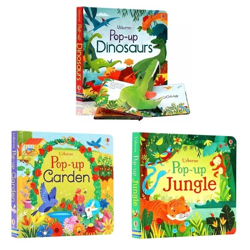 Usborne Pop Up Dinosaurs/Jungl - Garden Journal Planner recension och pris