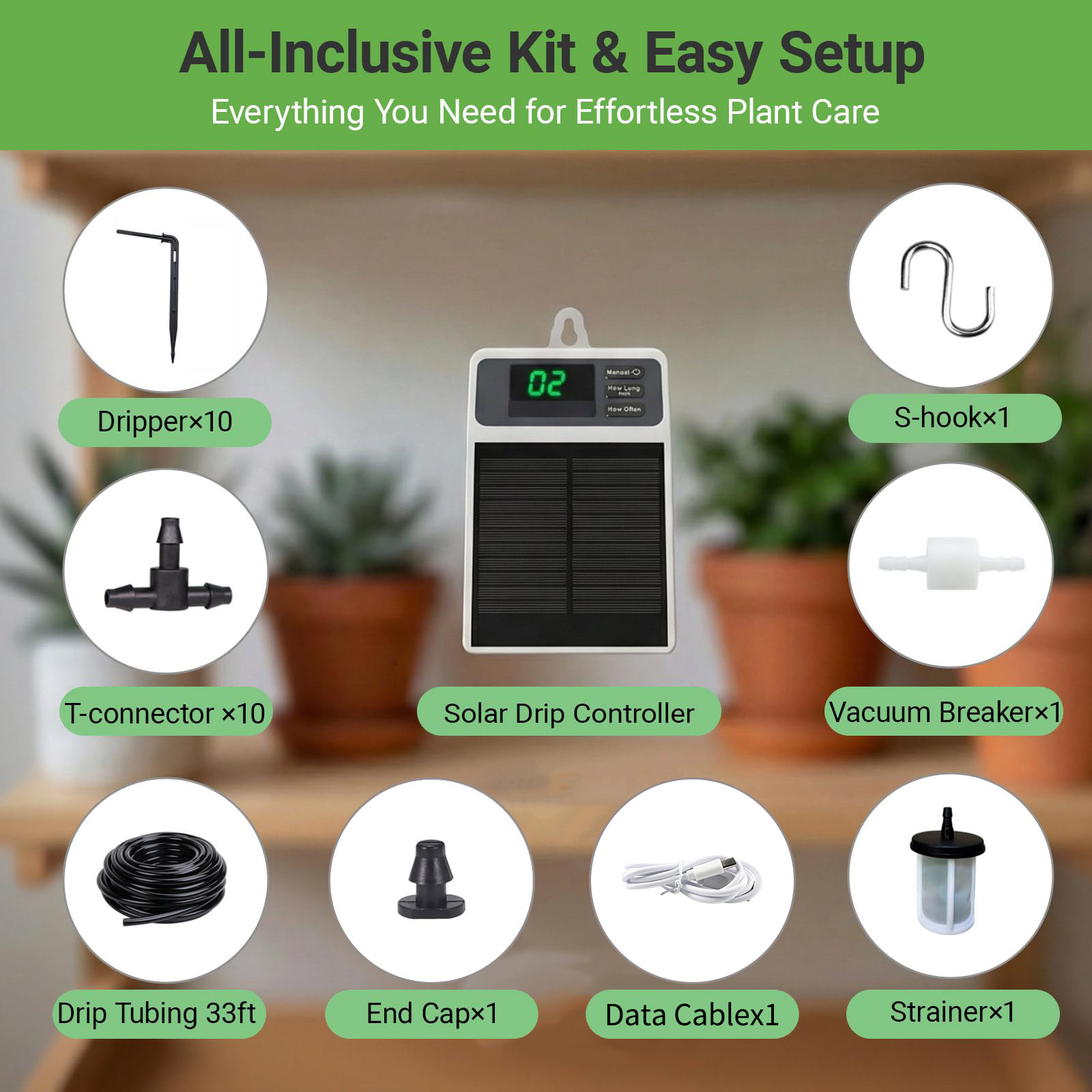 Upgraded Solar Drip Irrigation - Smart Garden Tower recension och pris
