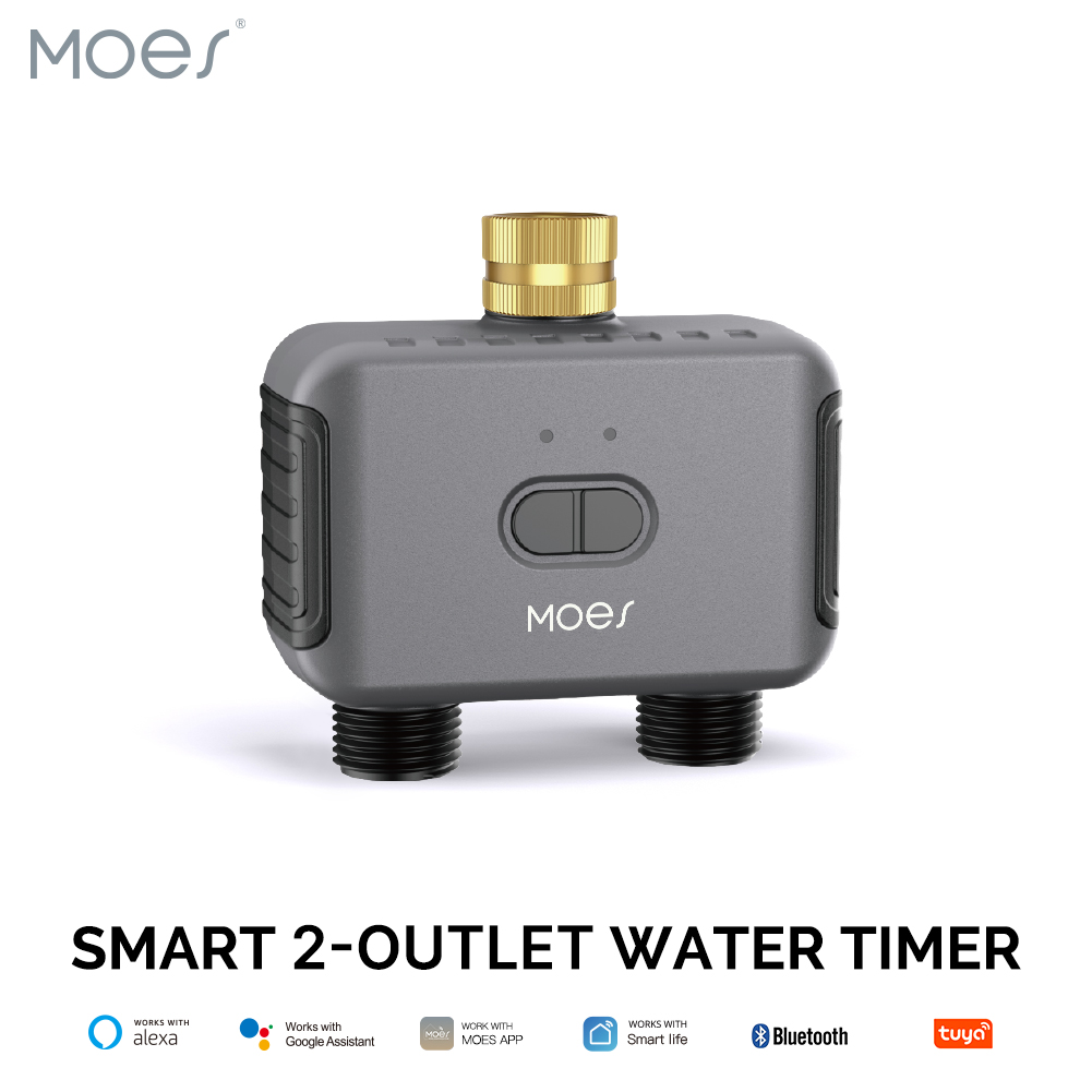 MOES Bluetooth Smart 2-Way Wat - Smart Garden Tap Timer recension och pris