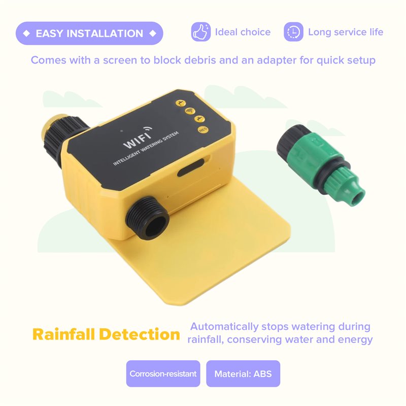 Zigbee Solar Powered WIFI Irri - Smart Garden Tap Timer recension och pris