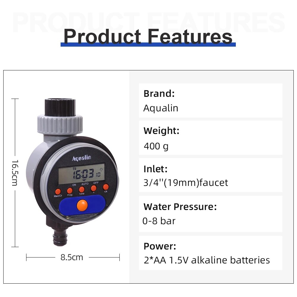 Automatic LCD Display Watering - Smart Garden Tap Timer recension och pris