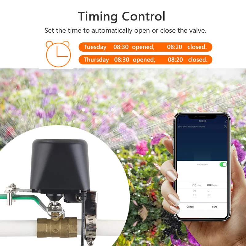 Smart WiFi Water Valve Zigbee  - Smart Garden Water recension och pris