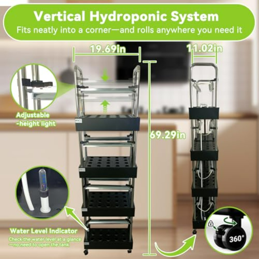 Indoor hydroponics growing sys - Smart Garden Water recension och pris