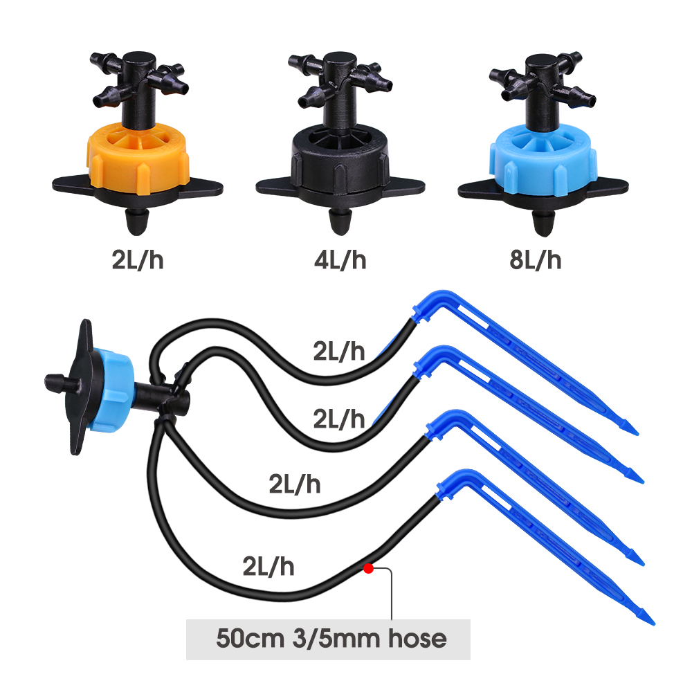 10Set 2/4/8L/H Bend Arrow Drip - Smart Garden Tower recension och pris