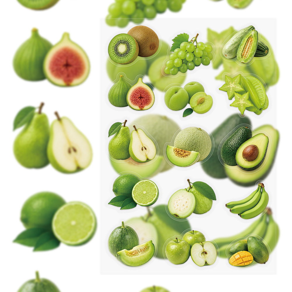 8 Pcs/Set Fruit & Vegetable St - Garden Journal Planner recension och pris
